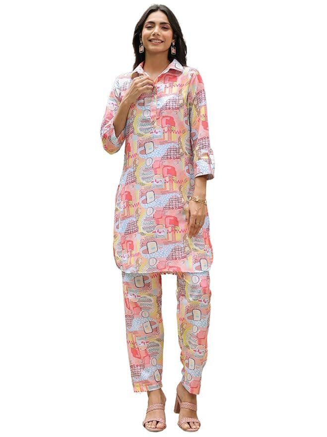 61-iAfdeqL._SY879_.jpg Women Co Ord Set for Women - Image 1
