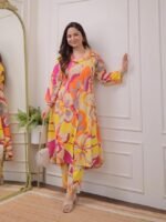 Women Co Ord Set for Women | Co Ord Set for Women Stylish | Kurta Set for Women | Kurta Set | Ethnic Co Ord Set for Women | Full Sleeve Co-ord set - Image 2