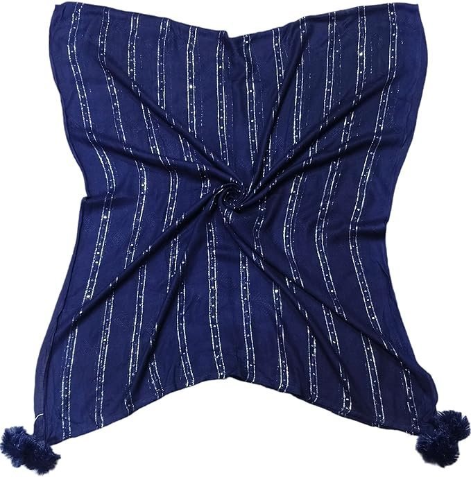 810TSvCq6YL._SX679_.jpg Trendy Viscose Sitara Puff scarf stoles for Girls, Light weight hijab dupatta wrap scarves for women - Image 1